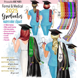 2025  Graduates (Medical & Formal) clipart
