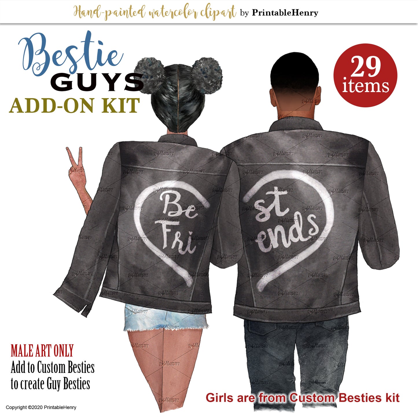 Best Guy Friend Add-On clipart