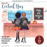 Cocktail Bar Background - PrintableHenry