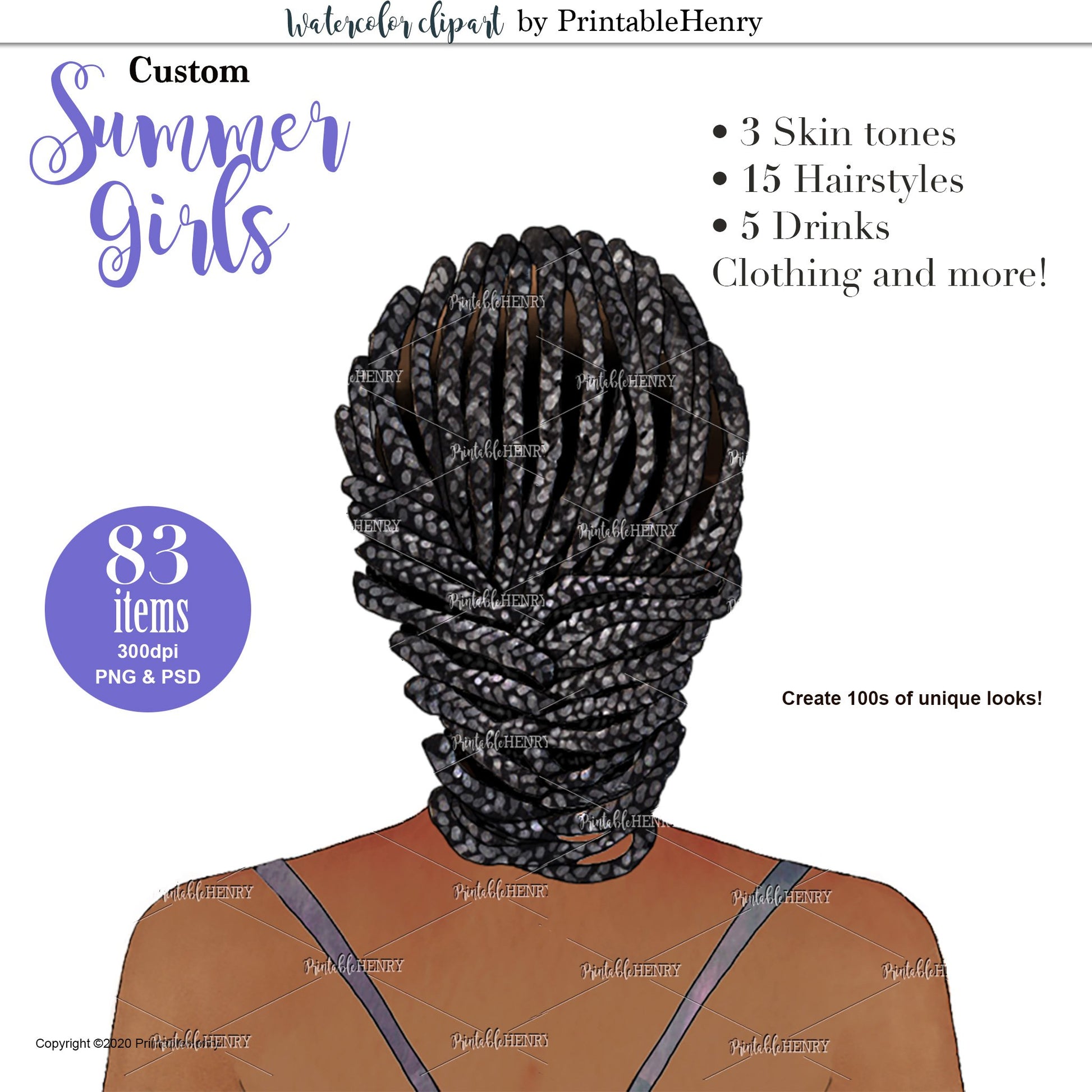 Summer Girls Custom kit - PrintableHenry