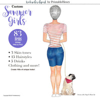 Summer Girls Custom kit - PrintableHenry