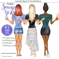 Summer Girls Custom kit - PrintableHenry