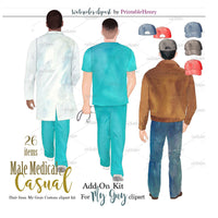 Male Medical & Casual Add-On kit - PrintableHenry