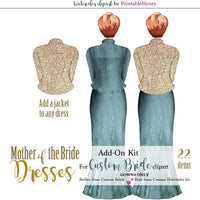Mother of the Bride Dresses Add-On kit - PrintableHenry