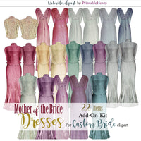 Mother of the Bride Dresses Add-On kit - PrintableHenry