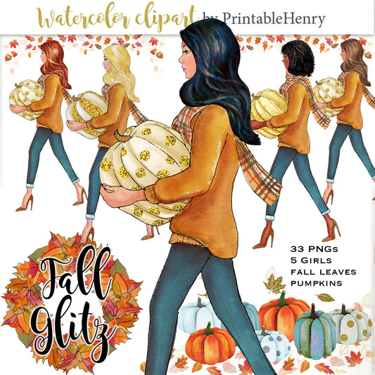 Fall Fashion Glitz clipart