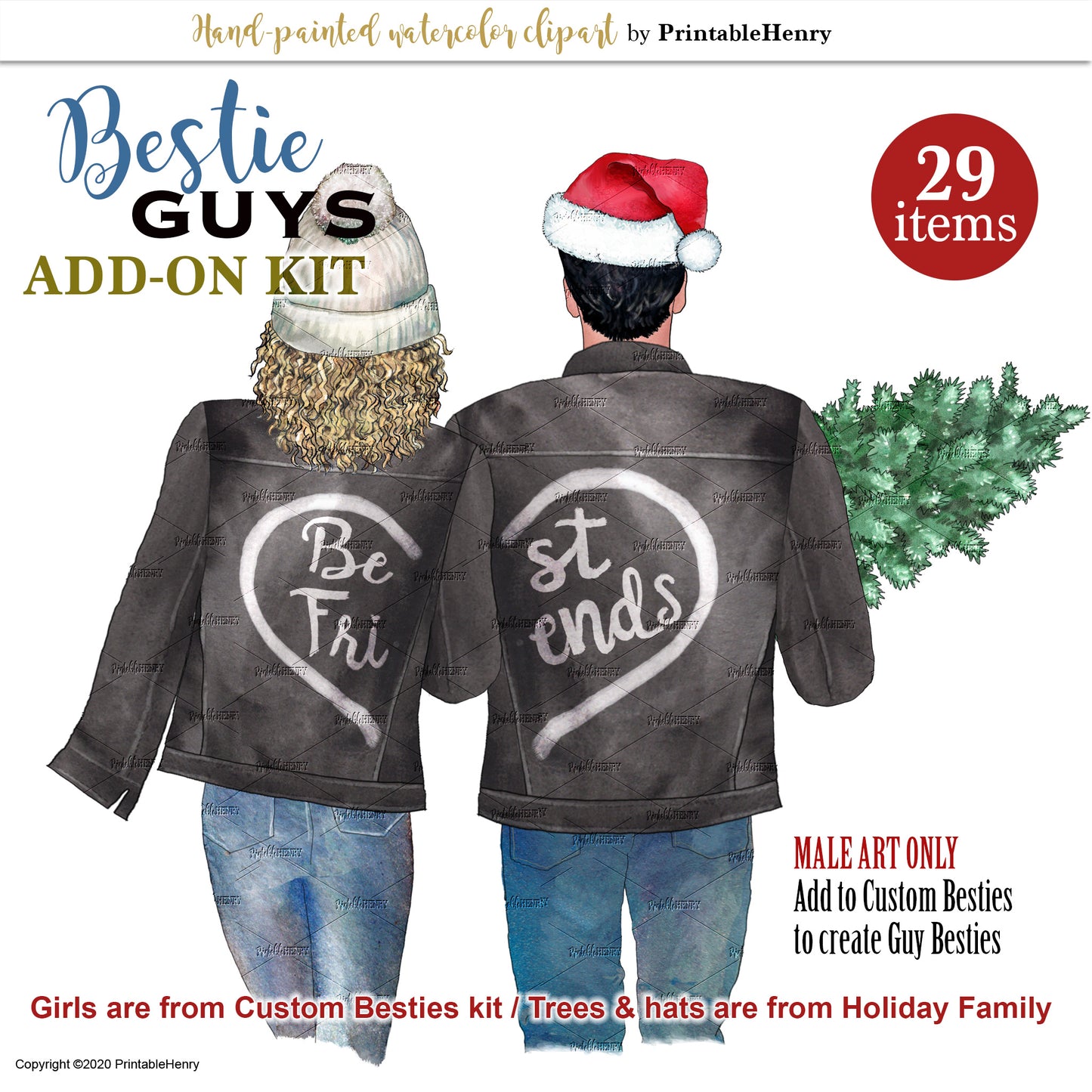 Best Guy Friend Add-On clipart