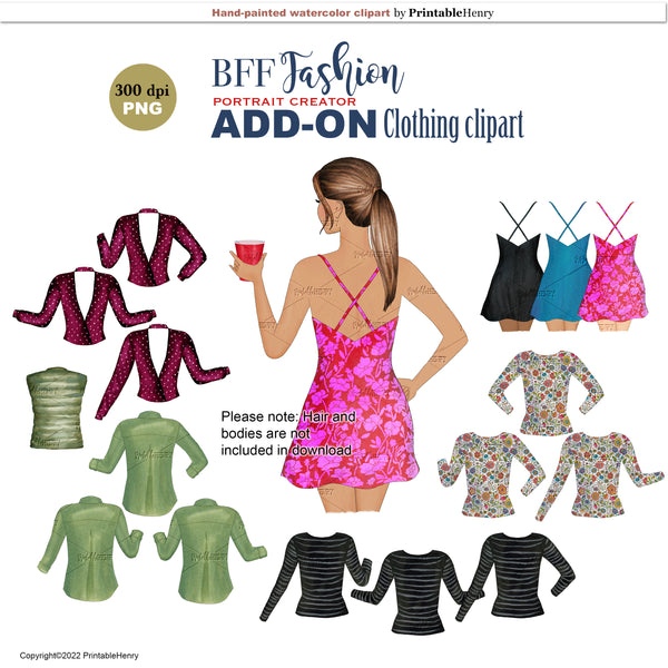 BFF Fashion Add-on clipart