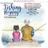 Fishing Morning Add-On kit - PrintableHenry