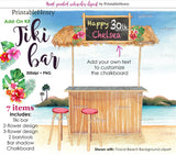 Tiki bar Add-on kit - PrintableHenry