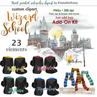 Wizard School Add-On kit - PrintableHenry