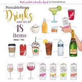 Drinks Add-on kit - PrintableHenry