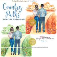 Country Paths Backgrounds - PrintableHenry