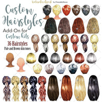Hairstyles png clipart - PrintableHenry
