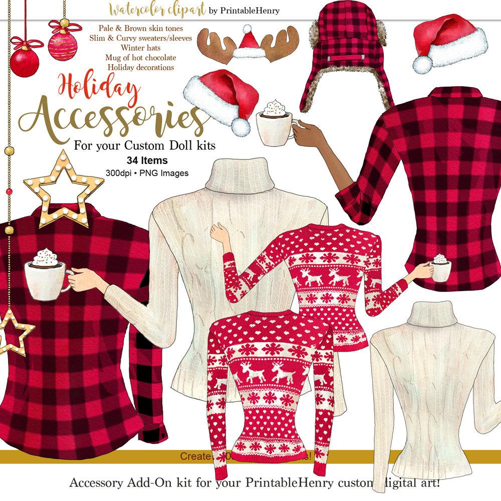 Holiday Accessories Add-On kit - PrintableHenry