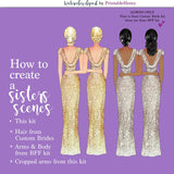 Bridesmaid Dresses Add-On kit - PrintableHenry