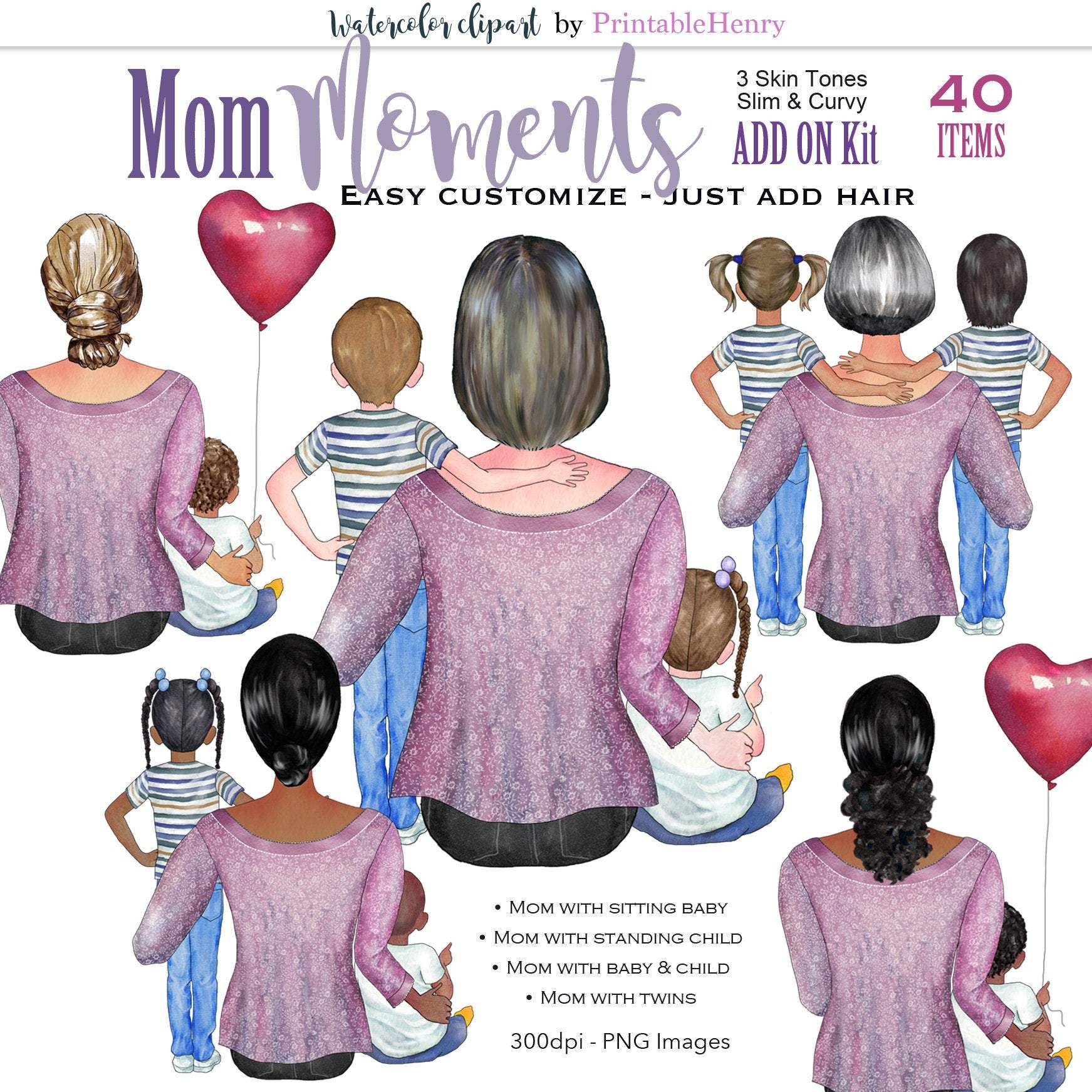 Mom Moments Add-On kit - PrintableHenry