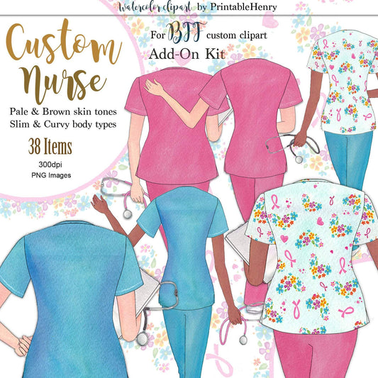 Custom Nurses Add-On kit - PrintableHenry