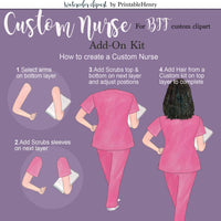 Custom Nurses Add-On kit - PrintableHenry