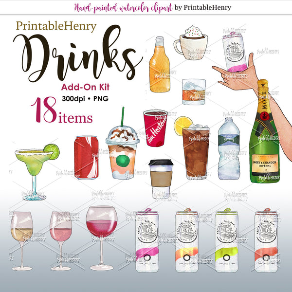 Drinks Add-on kit - PrintableHenry