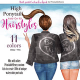 Hairstyles High Ponytail Add-on kit - PrintableHenry