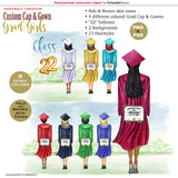 Diploma Grad Custom clipart kit